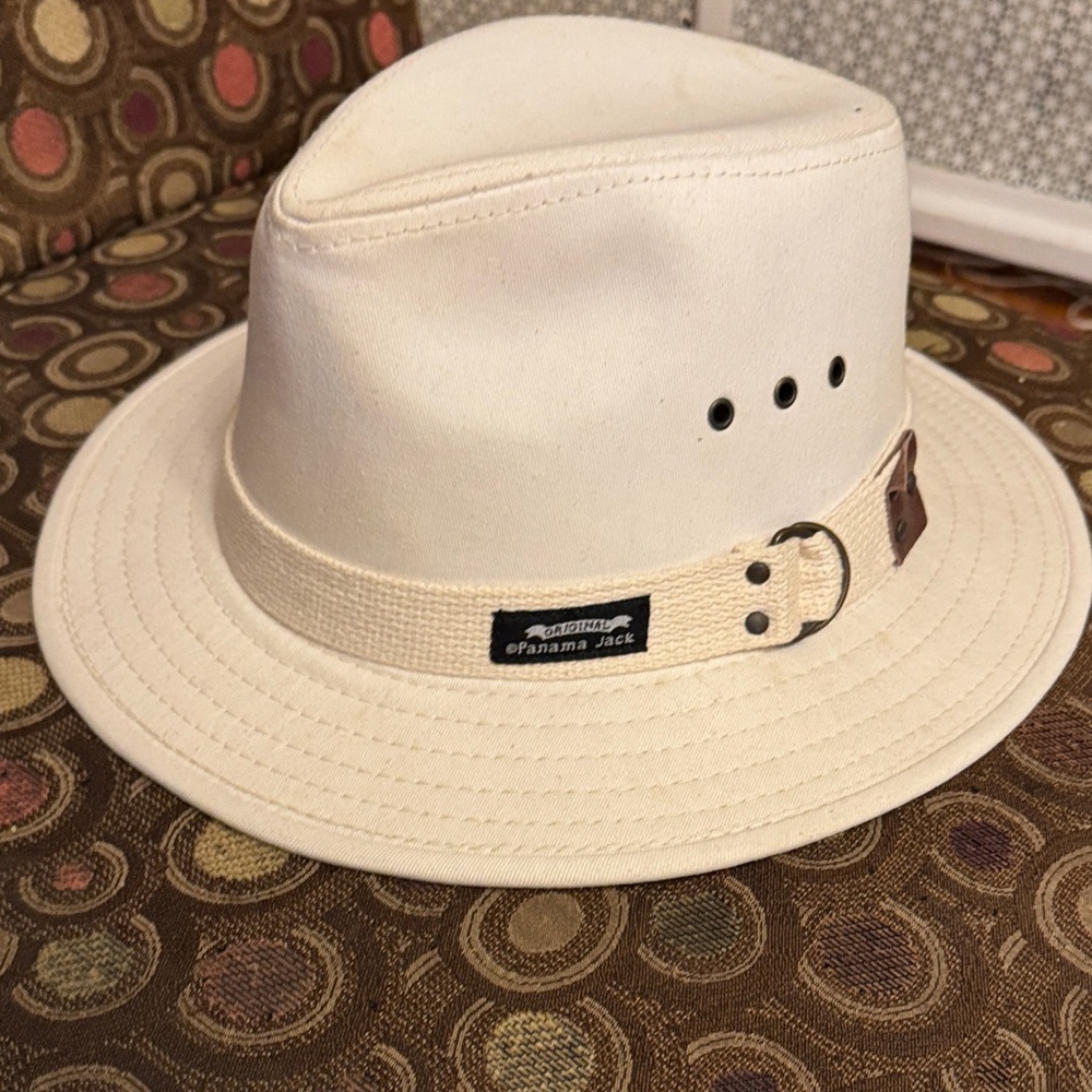 Panama Jack Men's Cream Hat